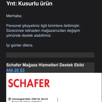 Schafer Müşteriyi Mağdur Ediyor