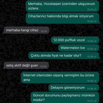 ING Vozolsepet.com-EFT İle Ödemeyi Alıp Müşteriyi Engelliyor