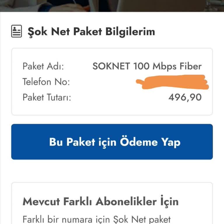 Şok Net 260 TL Olarak 100mhps Ödemem Gerekirken 496 TL Fatura Geldi