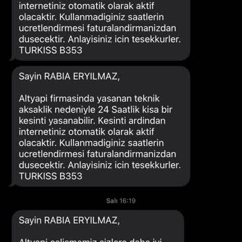 TURKISS İnternet Bağlantısı Sorunu Ve Yetersiz Müşteri Hizmetleri