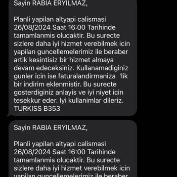 TURKISS İnternet Bağlantısı Sorunu Ve Yetersiz Müşteri Hizmetleri