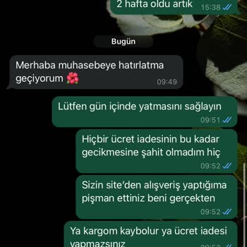 Zeyyen Giyim Ücret İadesi Yatmıyor