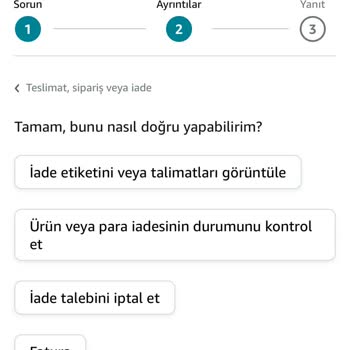 Amazon İade Politikası Sorunu