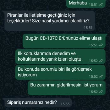 Pirantech Buharlı Temizleyici Koltuklarımı Yaktı
