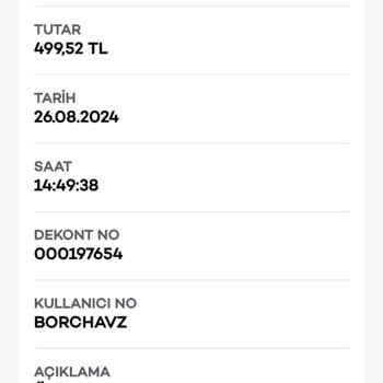 Akbank Tarafından Kesilen ÖKC Ücreti