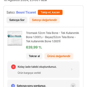 Hepsiburada Prime Üyeliği İle Gelen Hijyen Sorunu Ve İade Problemi