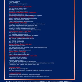 Medical Park Hastanesinden Check-Up Paketi Belirsizliği