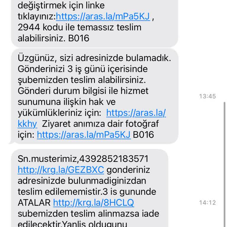 Aras Kargo Geldik Bulamadık Yalanı