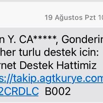 AGT Kurye (aynigunteslim.com) Kuryeler Gelmeden Kafasına Göre İade Yapıyor
