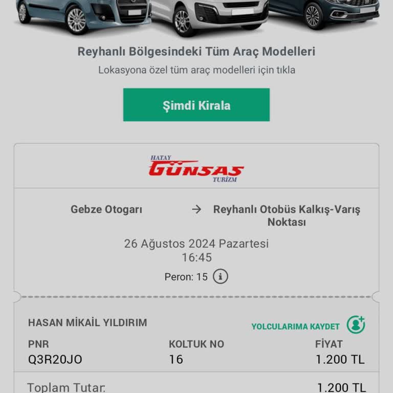 Obilet Varış Noktasına Gitmeyen Otobüs Firmasi
