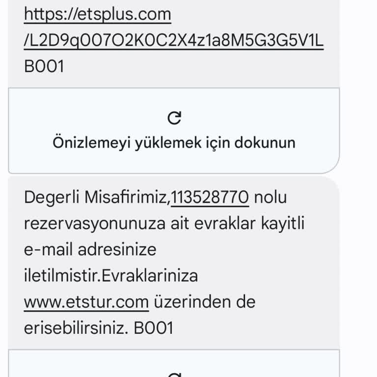 ETS Tur Rezervasyon İptalinde Yaşanan Sorunlar