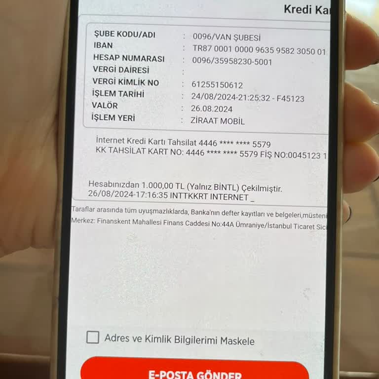 Ziraat Bankası Şikayet Var Valör