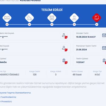 Aras Kargo Teslim Etmeden Etmiş Gibi İşlem Yapıyor.