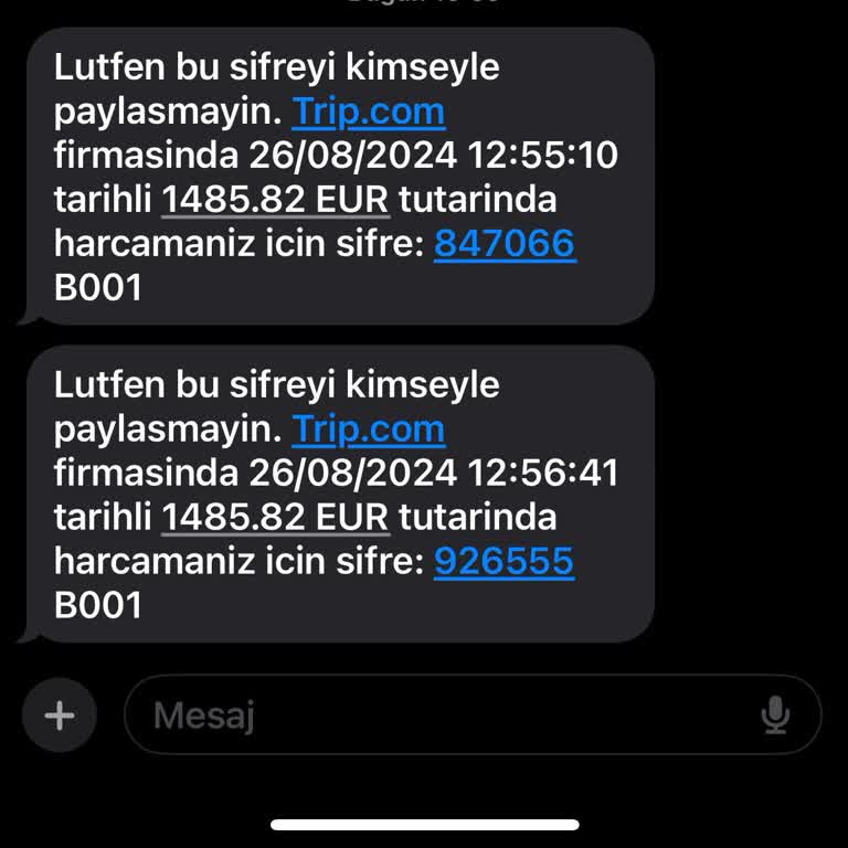 Trip.com Kartımdan Para Çekildi