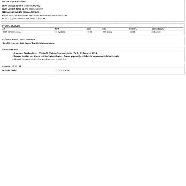 ÖSYM 2024 Ön Lisans KPSS