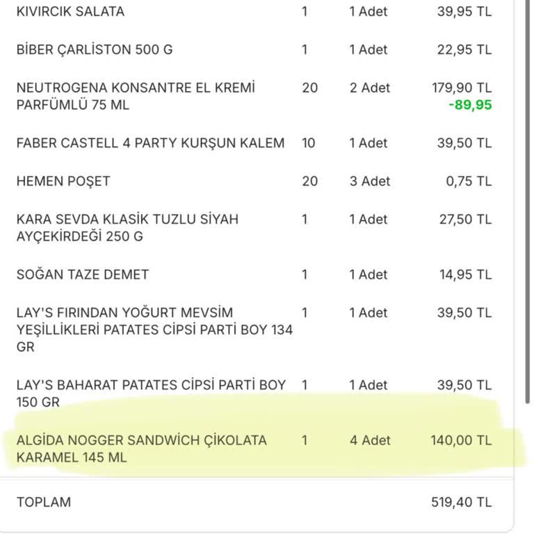 Migros Eksik Ürün Sorunu!