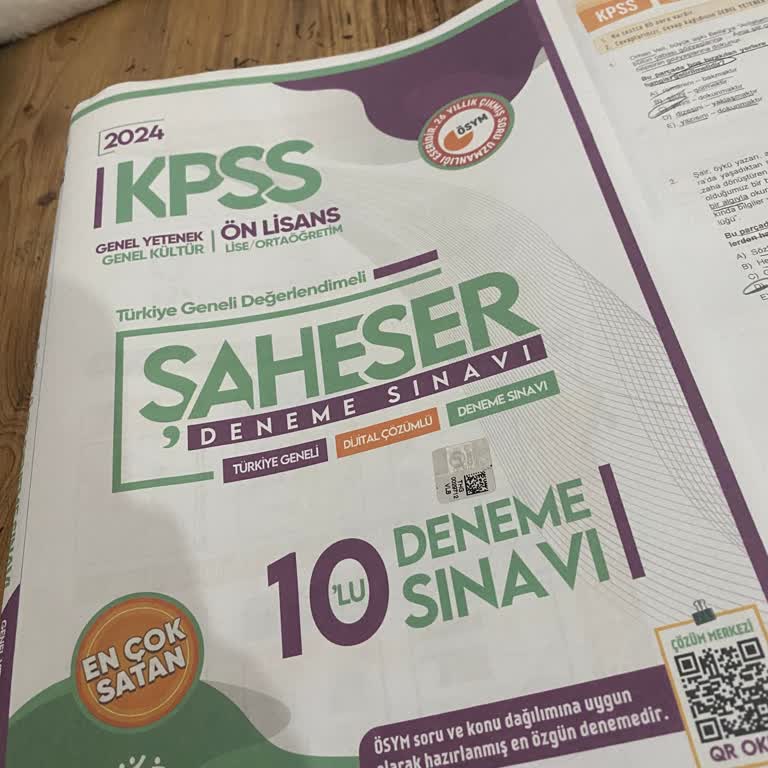 İnformal Yayınları Deneme Sınavının Cevap Anahtarını Bulamıyorum