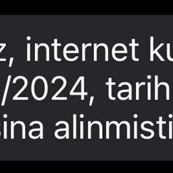 Türk Telekom İnternet Bağlatmak İstedik Pişman Olduk