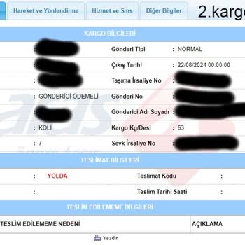 Aras Kargo Teslim Edilmeyen Kargo Ve Sürekli Gecikmeler
