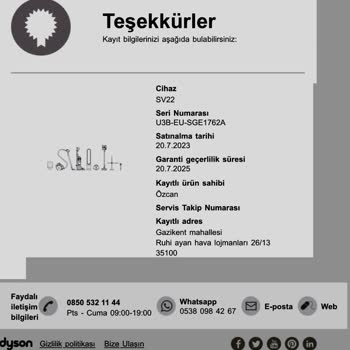 Dyson Süpürge Garantili Olmasına Rağmen Mağdur Edildik!