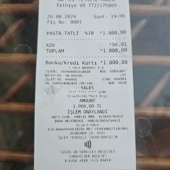 Saliha Sultan Pastaneleri Tatli Siparişi Şikayeti