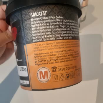Migros Uzman Kasap Paça Çorba Hakkında