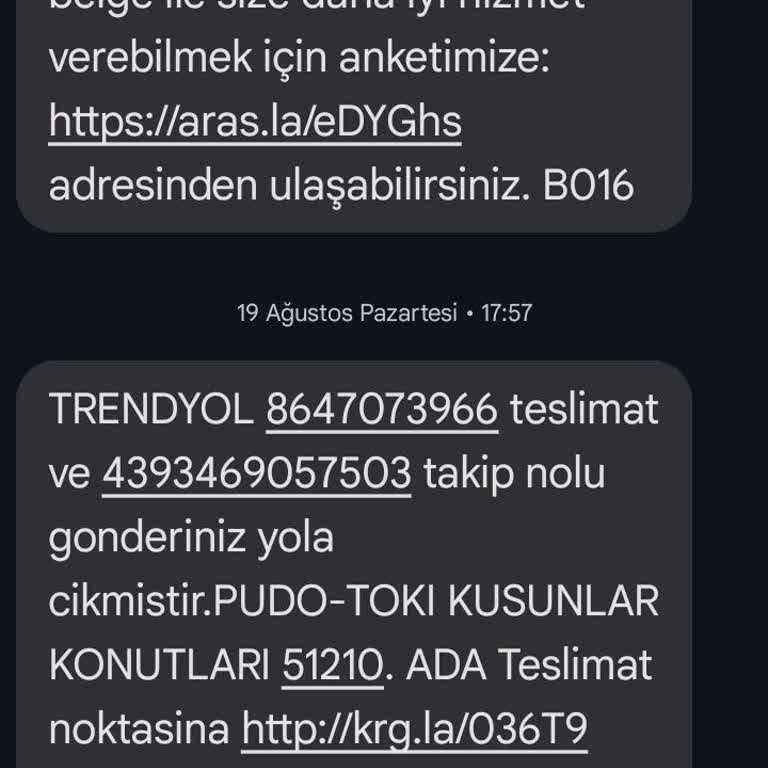Aras Kargo'nun Ciddiyetsizliği Yüzünden Ürünüm Hâlâ Gelmedi