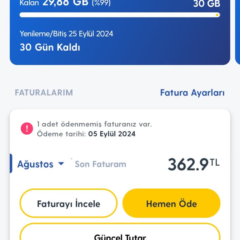 Turkcell Yanlış Fatura Kesimi: Abonelik Bilgim Dışında!