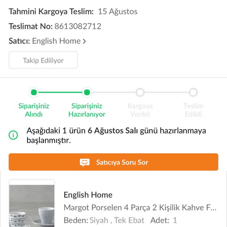 Trendyol Ürün Elime Ulaşmadı
