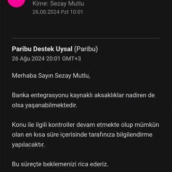 Paribu Para Çekim Sıkıntısı İlk Değil!