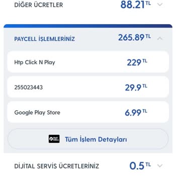 Faturama Yansıtılan Hatalı Ücretler Hakkında Şikayet