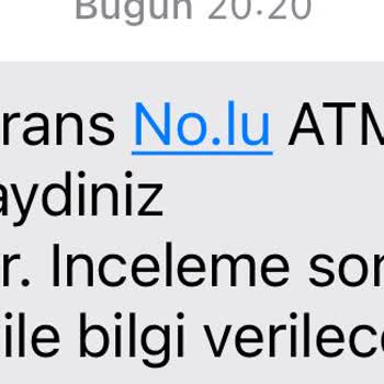 1453 Yapı Kredi ATM Sorunu