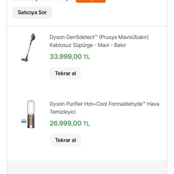Dyson Türkiye Ürünlerimi Göndermiyor