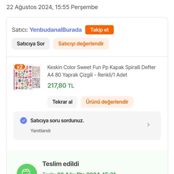 Hepsiburada Görselden Başka Ürün Gönderen Ve Eksik Gönderen Satıcı
