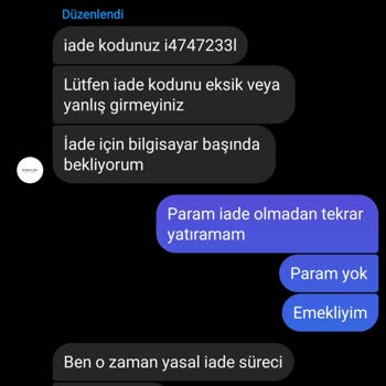 Modaasevim (Instagram) Para Havalesinde Yaşanan Sorun Ve İade Talebi