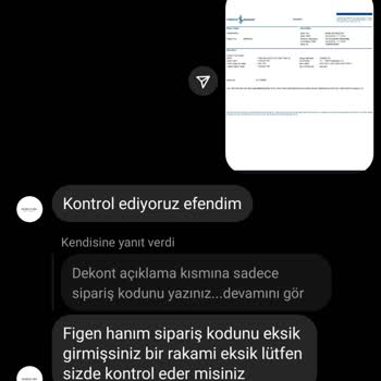 Modaasevim (Instagram) Para Havalesinde Yaşanan Sorun Ve İade Talebi