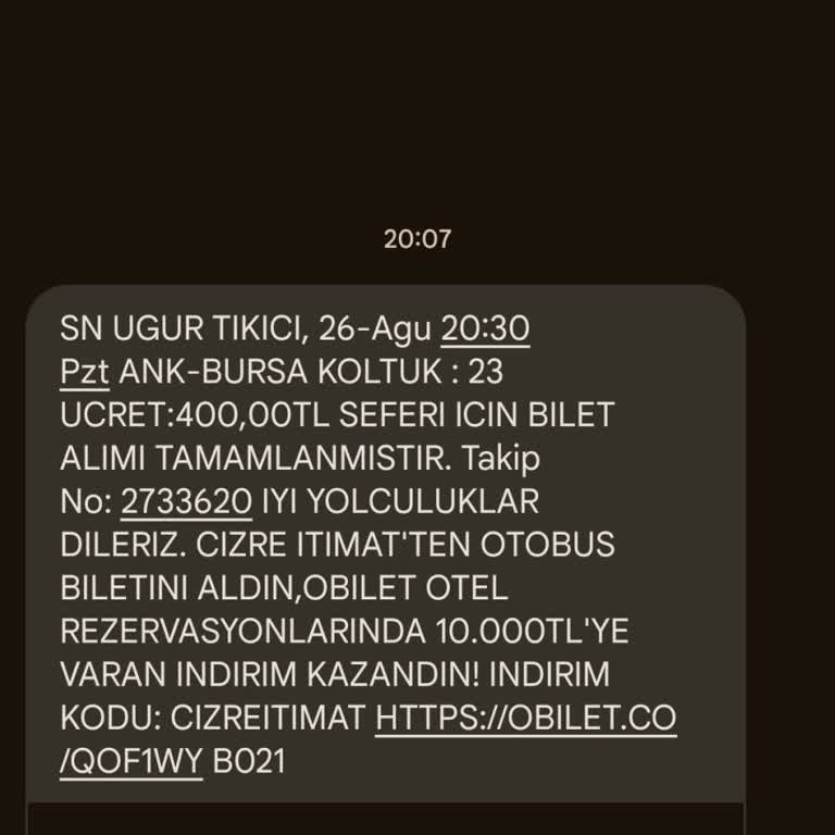 Cizre Nuh İtimat Yanlış Bilet Saati Ve Kötü Hizmet Deneyimi