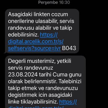 Arçelik Servis Randevularının Sürekli Ertelenmesi