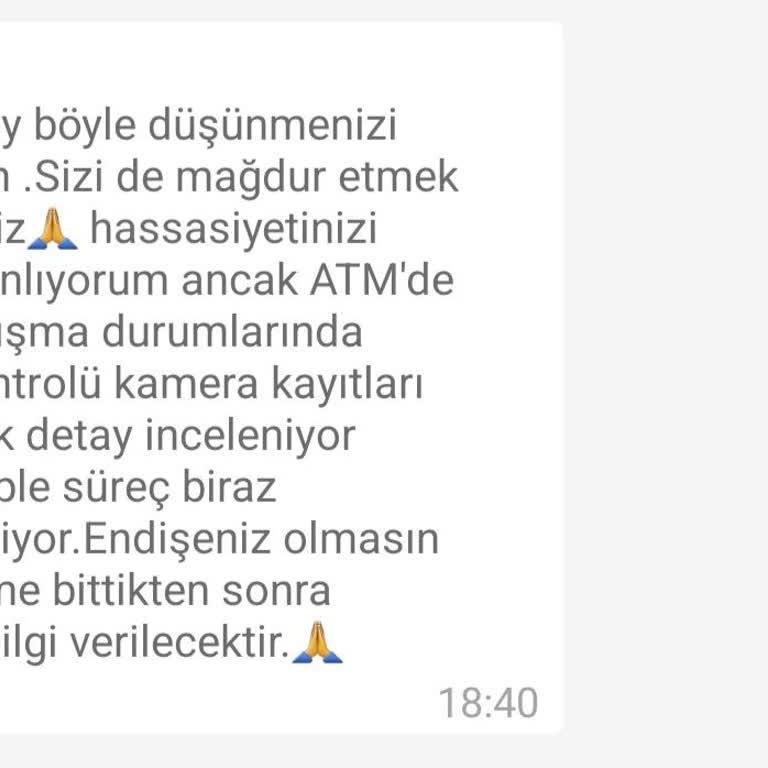QNB Finansbank Enpara ATM'nin Yuttuğu Parayı Hesaba Yatırmıyor