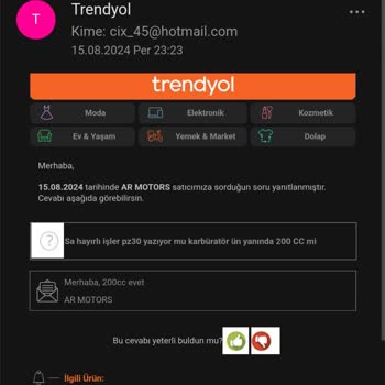 Aras Kargo Bir Haftadır İade Yapılmadı. Kargoda Görünüyor. Ar Motors