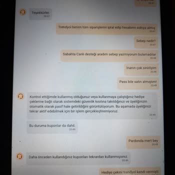 Trendyol Boş Yere Hesabımı Askıya Aldı