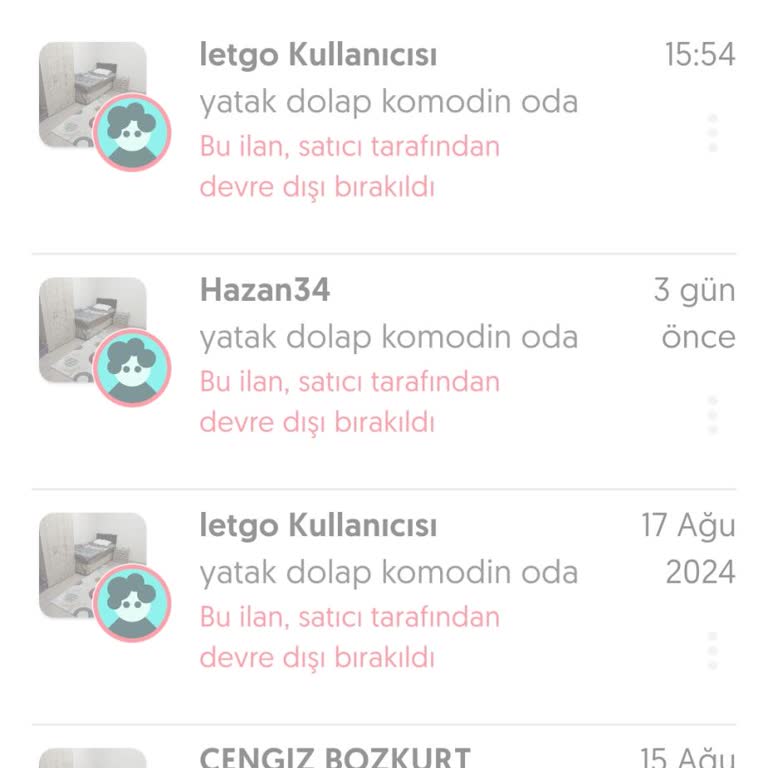Letgo Uygulama Hatası Var