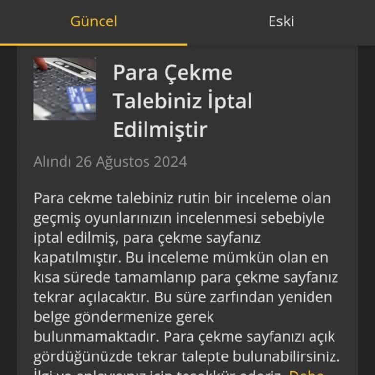 Mobilbahis Hesap İşlemleri Ve Bonus Kuralları Hakkında Sorun