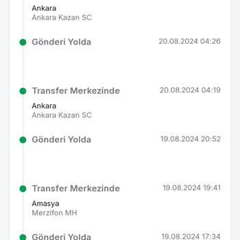 Trendyol Express Te Kalan Kargo