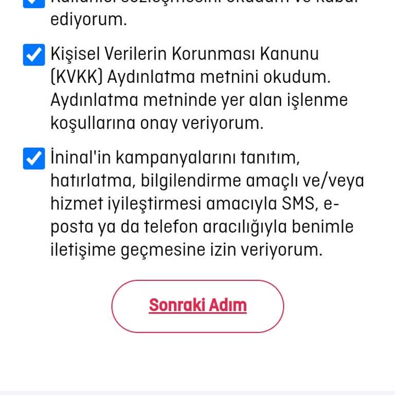 İninal Kart Kayıt Hatası Veriyor