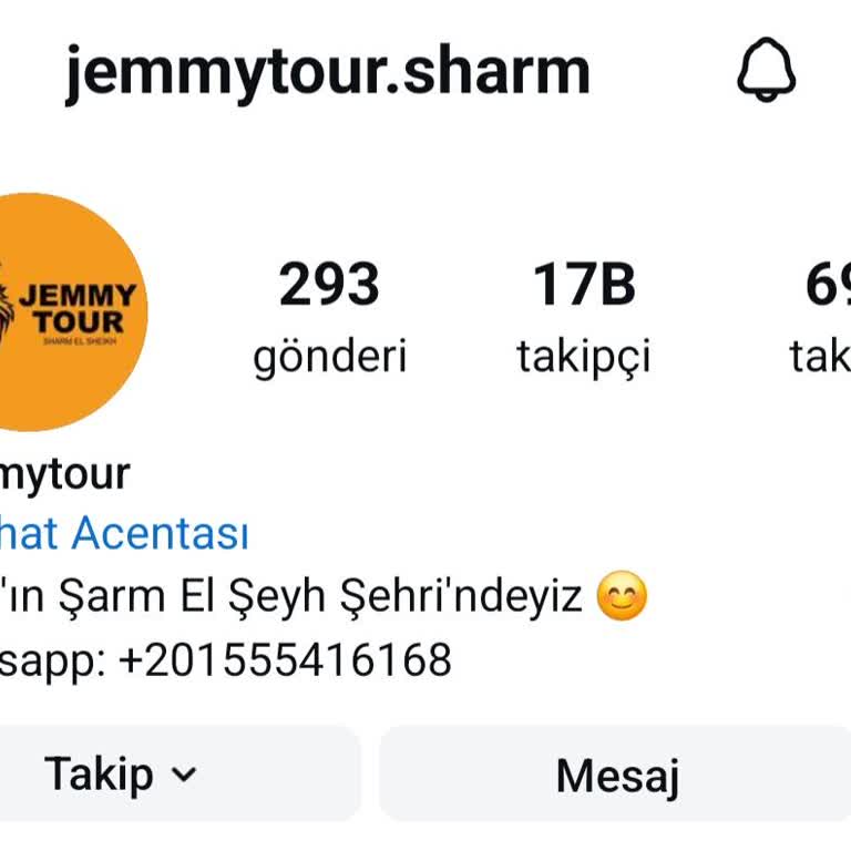 Jemmy Tour Sharm El Sheikh Problemli Turlar!