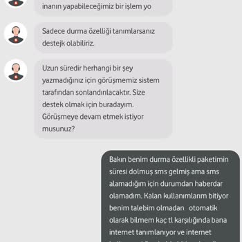 Vodafone'da SMS Sorunu ve Fatura Şoku: Müşteri Hizmetleri Çözüm Sağlamıyor