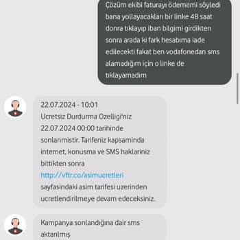 Vodafone'da SMS Sorunu ve Fatura Şoku: Müşteri Hizmetleri Çözüm Sağlamıyor