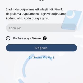 PlayStation Türkiye PSN Hesabıma 2 Adımlı Doğrulama Sorunu
