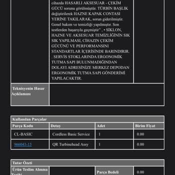 Dyson Animal Pro Süpürgemi Servis Bozup Geri Gönderdi